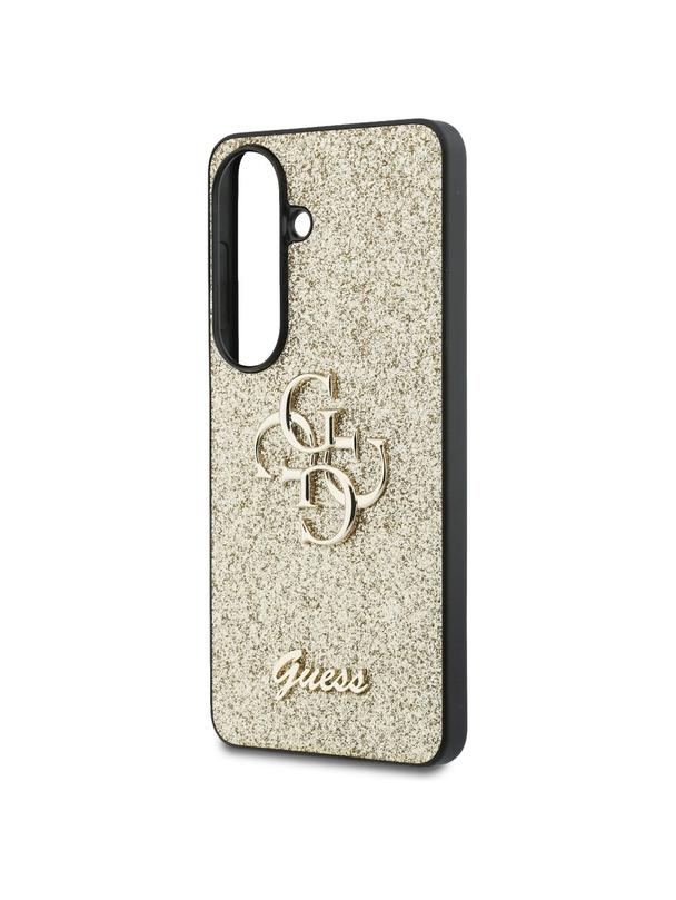 GUESS futerał do SAMSUNG S26 GUHCS26SHG4SGD (Fixed Glitter 4G Big Metal Logo) złoty