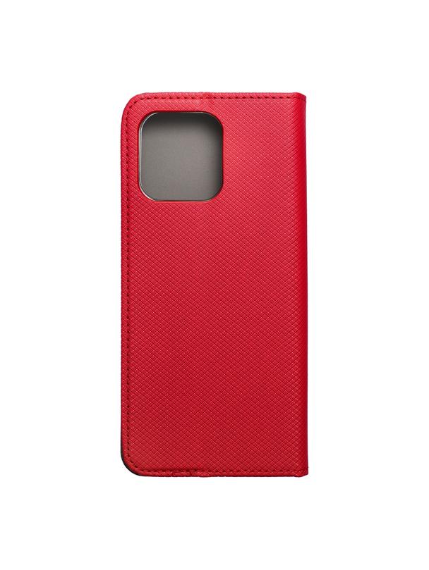 Kabura SMART CASE Book do MOTOROLA E15 czerwony