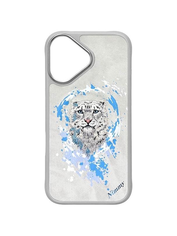 NIMMY futerał PANTERA kompatybilny z MagSafe do IPHONE 16 jasno szary