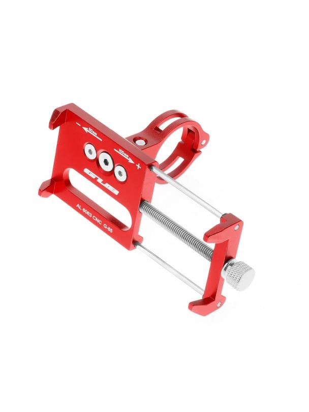 GUB uchwyt rowerowy na kierownicę G85 Aluminium czerwony