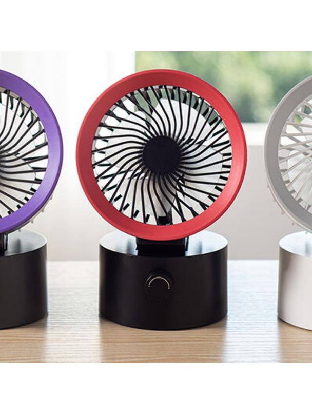 Wentylator / wiatrak biurkowy zasilany z USB A LLD-F87U czarny