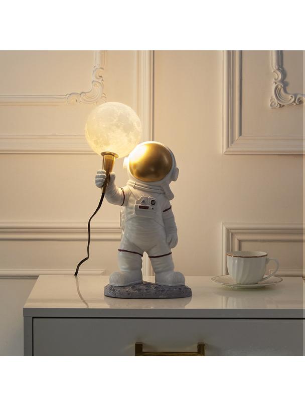 Lampka nocna ASTRONAUTA Art Deco stojący (wzór 1) AMTL