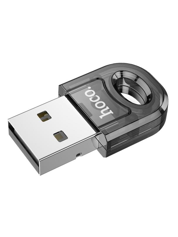Adapter USB A bluetooth Hoco UA28 transparentny czarny