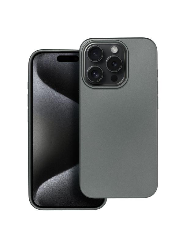 Futerał METALLIC do IPHONE 15 Pro szary