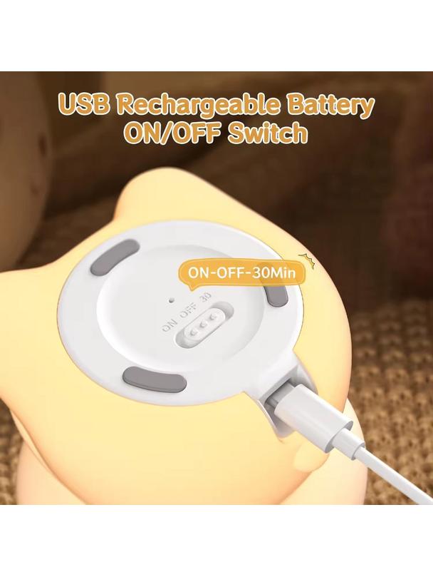 Lampka nocna Urodzinowy Miś Art Deco dotykowy