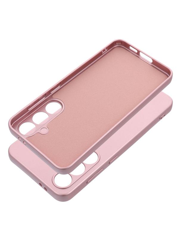 Futerał METALLIC do SAMSUNG S24 FE różowy