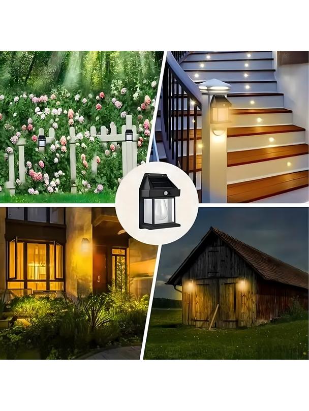 Lampa solarna LED do ogrodu elewacyjna RC-K-1536 czarna