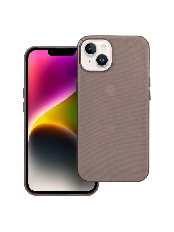 Futerał WOVEN MAG COVER kompatybilny z MagSafe do IPHONE 14 jasny brązowy