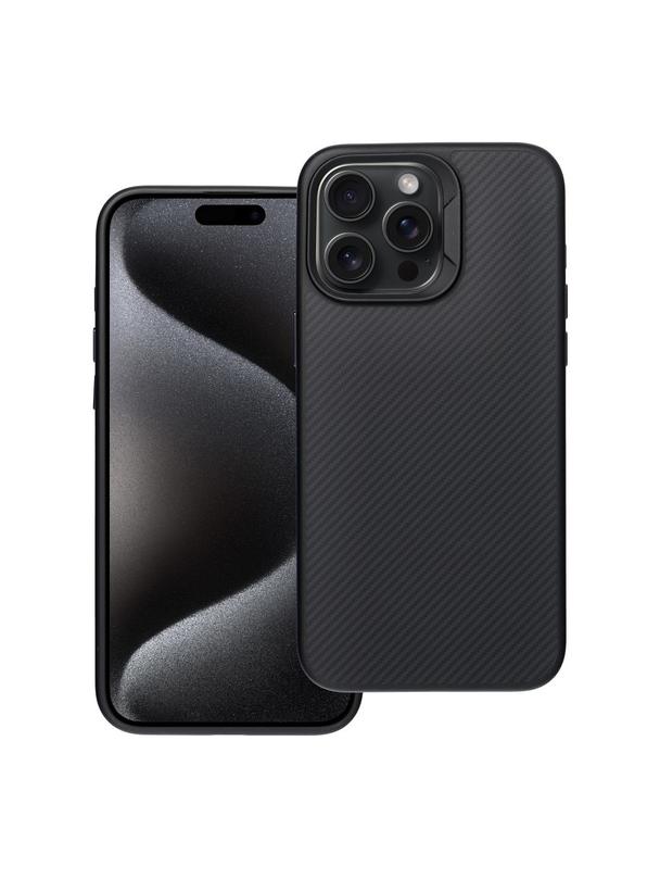 Etui na iPhone 15 PRO MAX Carbon Elite Mag Cover zgodny z MagSafe czarny