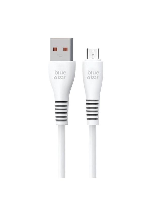 Kabel USB A do Micro USB Blue Star 2A 1 m DC99M biały