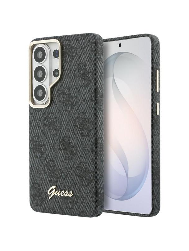 GUESS futerał do SAMSUNG S26 Ultra GUHMS26L5P4FWMSK (4G Script MagSafe) czarny