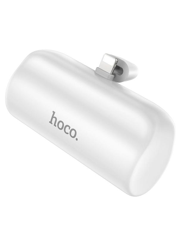 Powerbank Hoco 5000 mAh 2A z wbudowanym złączem Lightning J106 biały