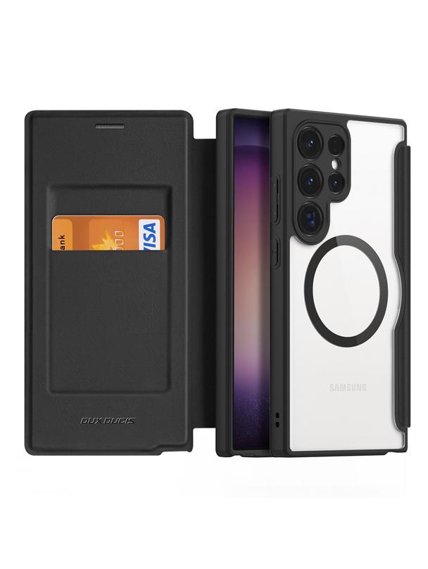 DUX DUCIS kabura SKIN X PRO kompatybilna z MagSafe do SAMSUNG S24 czarna