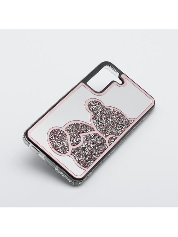 Futerał TEDDY BEAR do SAMSUNG A55 5G różowy
