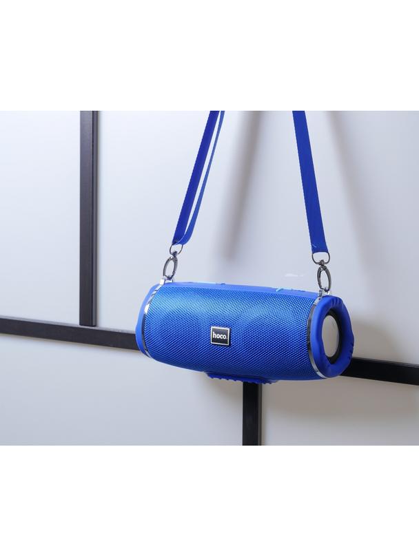 Głośnik bluetooth LED 2 x 5W 2h Hoco HC12 niebieski