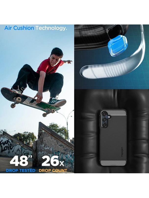 SPIGEN futerał RUGGED ARMOR do SAMSUNG A16 4G / 5G matte black