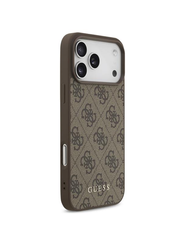 GUESS futerał do IPHONE 17 Pro Max GUHCP17XG4GFBR (PU 4G Classic) brązowy