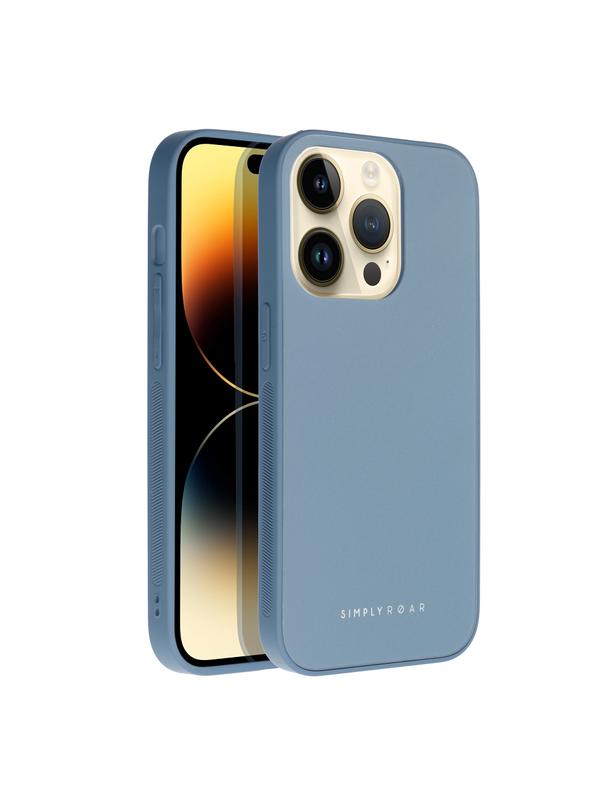 ROAR futerał MATTE GLASS do IPHONE 14 Pro niebieski
