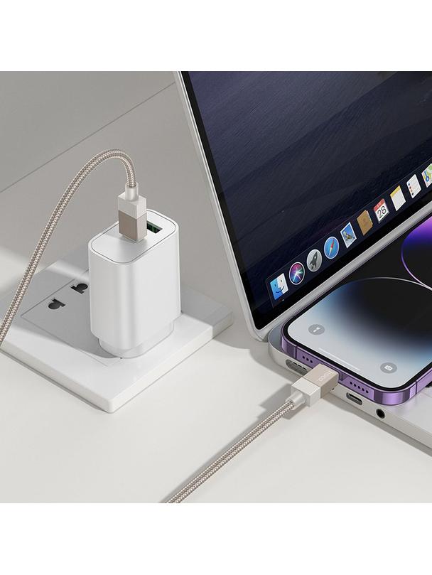 Kabel USB C do Lightning Hoco PD 27W 1 m X110 złoty