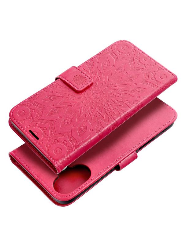Kabura MEZZO Book do IPHONE 16 Plus mandala magenta