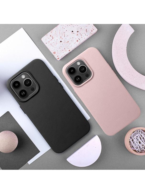 Futerał LEATHER MAG COVER kompatybilny z MagSafe do IPHONE 11 czarny