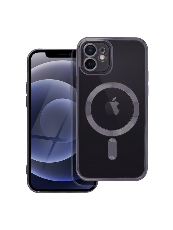 Futerał ELECTRO MAG COVER kompatybilny z MagSafe do IPHONE 12 czarny