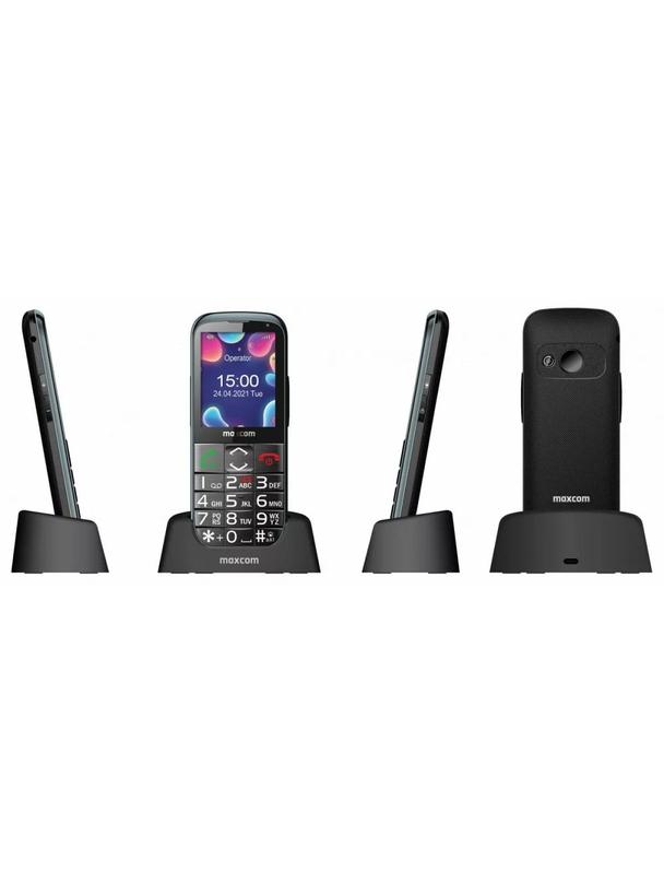 MAXCOM telefon dla seniora Comfort MM724BB czarny