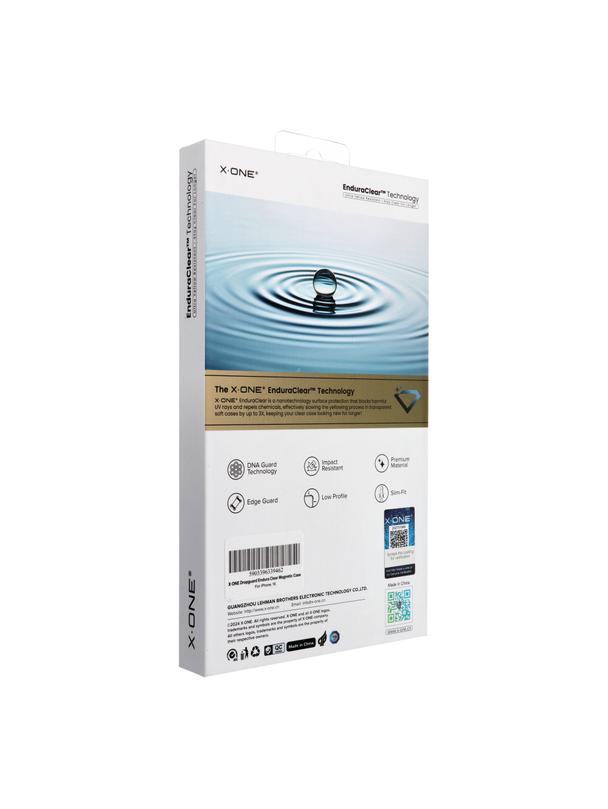 Futerał X-ONE Endura Clear Case (kompatybilny z MagSafe) - do Apple iPhone 16 transparentny