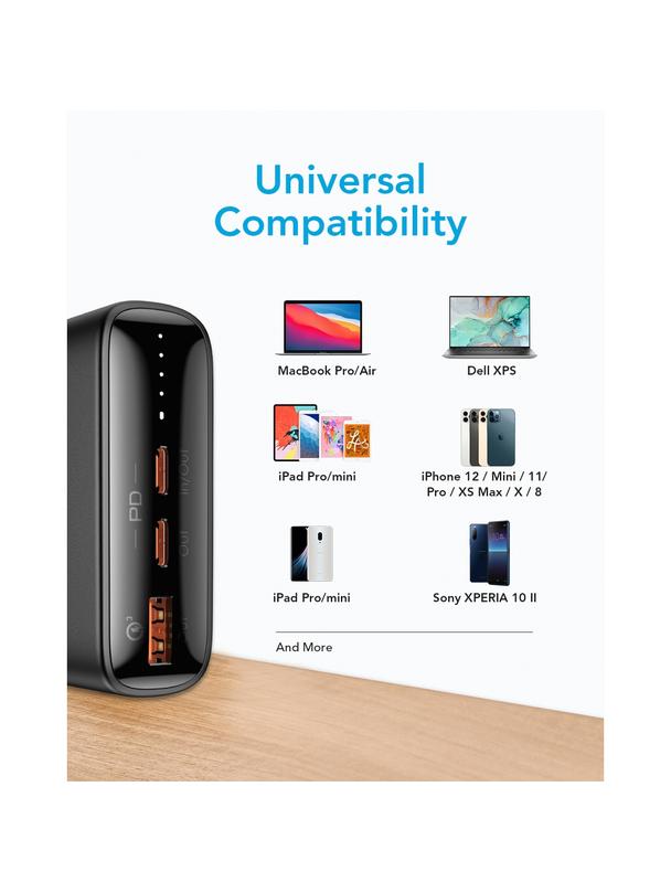 Powerbank Veger T100 (W2032C-100) PD QC3.0 5A 100W 20000 mAh czarny