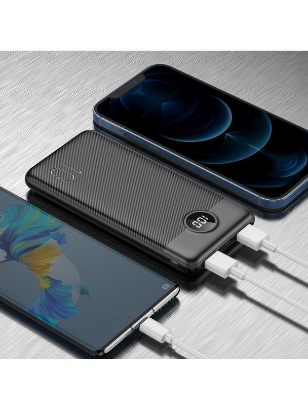 Powerbank Veger L10S (W1105PD) PD QC3.0 2A 20W 10000 mAh czarny