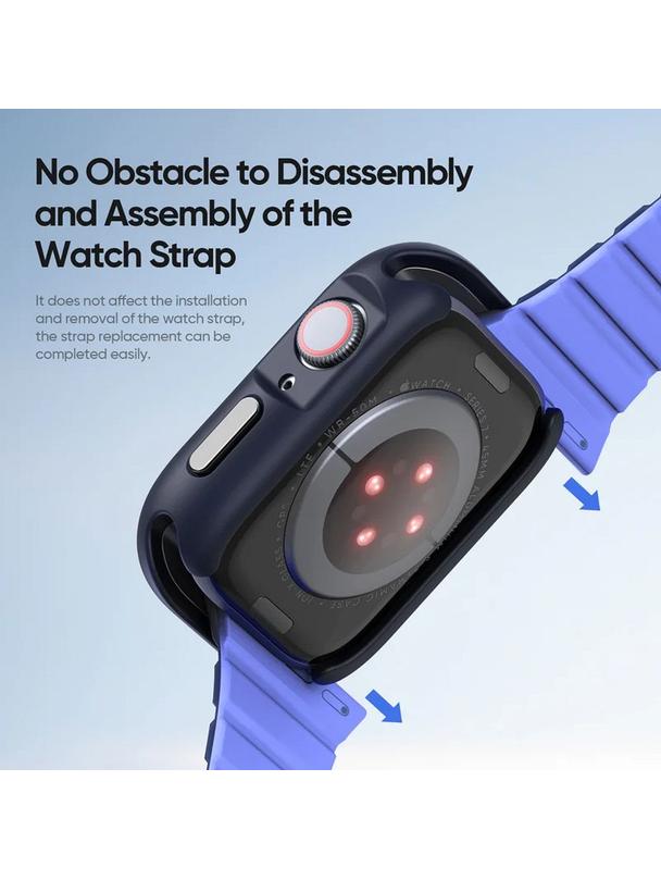 DUX DUCIS futerał BAMO do Apple Watch serii 10 46 mm czarno niebieski