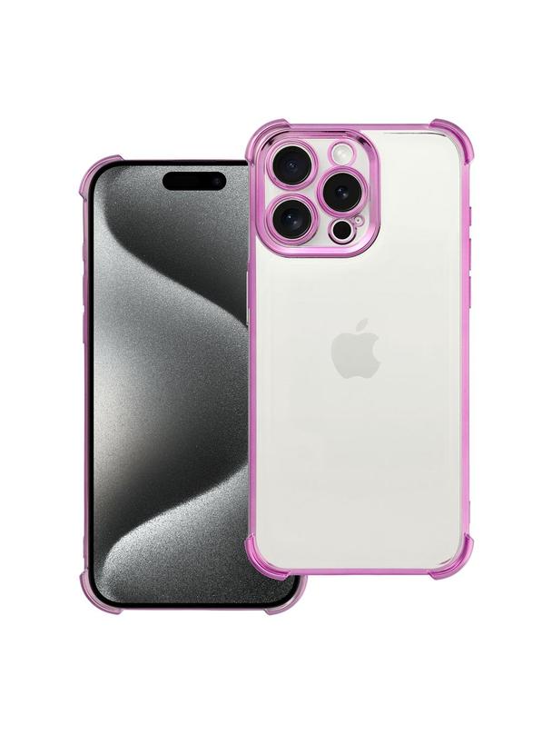 Futerał ANTISHOCK ELECTRO do IPHONE 15 Pro Max purpurowy