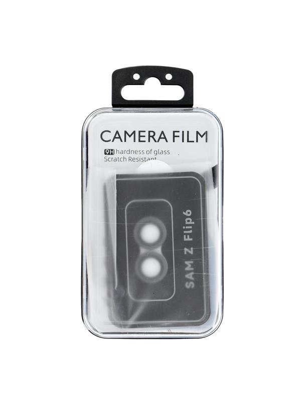 Osłona aparatu PROTECTOR 9H + aplikator do SAMSUNG FLIP 6 czarna