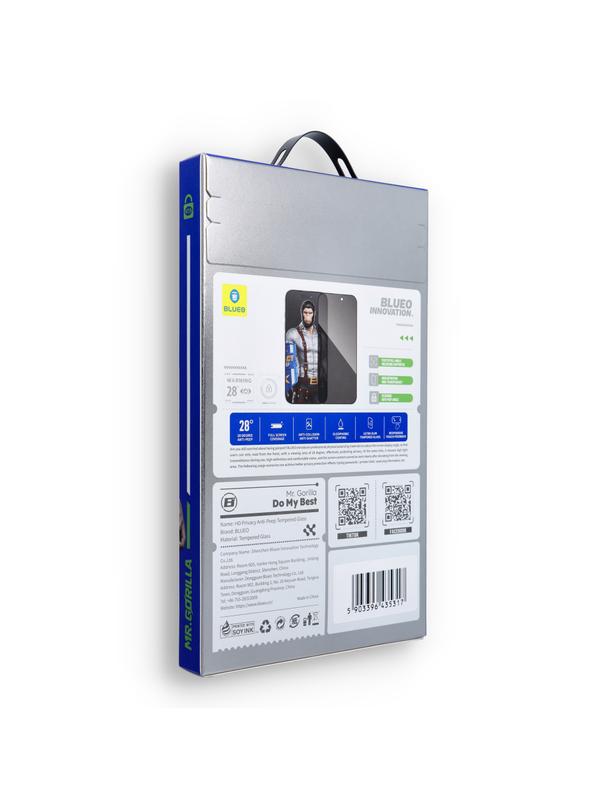 Szkło Hartowane 5D Mr. Monkey Glass - do Samsung Galaxy S26 czarny (Strong Privacy)