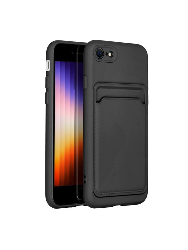 Futerał CARD CASE do IPHONE 7 / 8 / SE 2020 / SE 2022 czarny