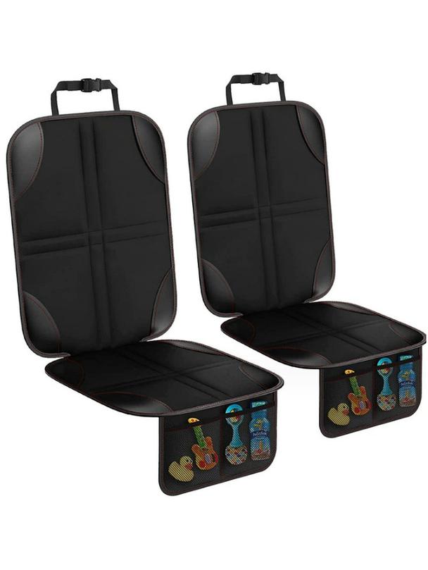 Mata ochronna na fotel samochodowy z organizerem czarna