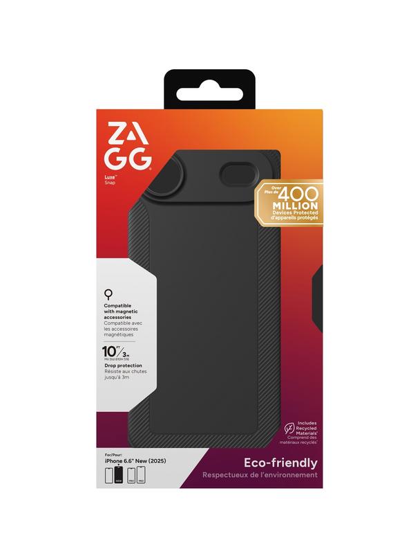 ZAGG futerał LUXE SNAP kompatybilny z MagSafe do IPHONE 17 Air black