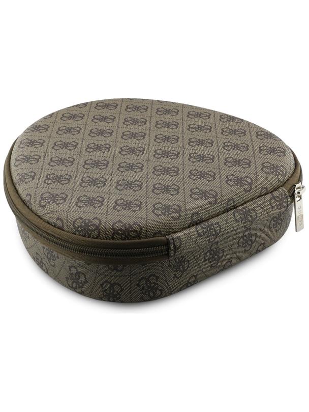 Słuchawki bezprzewodowe nauszne Guess ENC GUBHC15P4MRCTW (4G Triangle Logo) brązowe