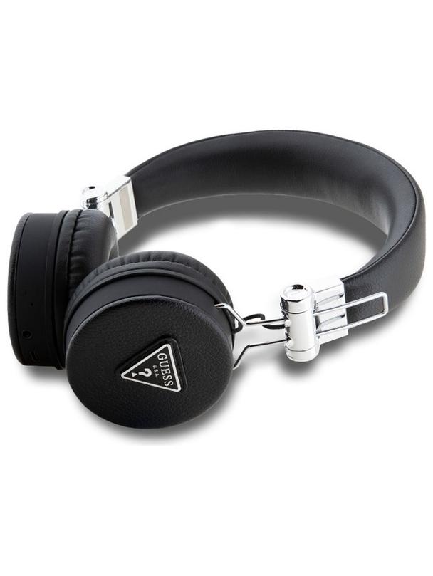 GUESS słuchawki bezprzewodowe bluetooth nagłowne ENC GUBH70PGTSPSK (Grained Classic Round Shape) czarne