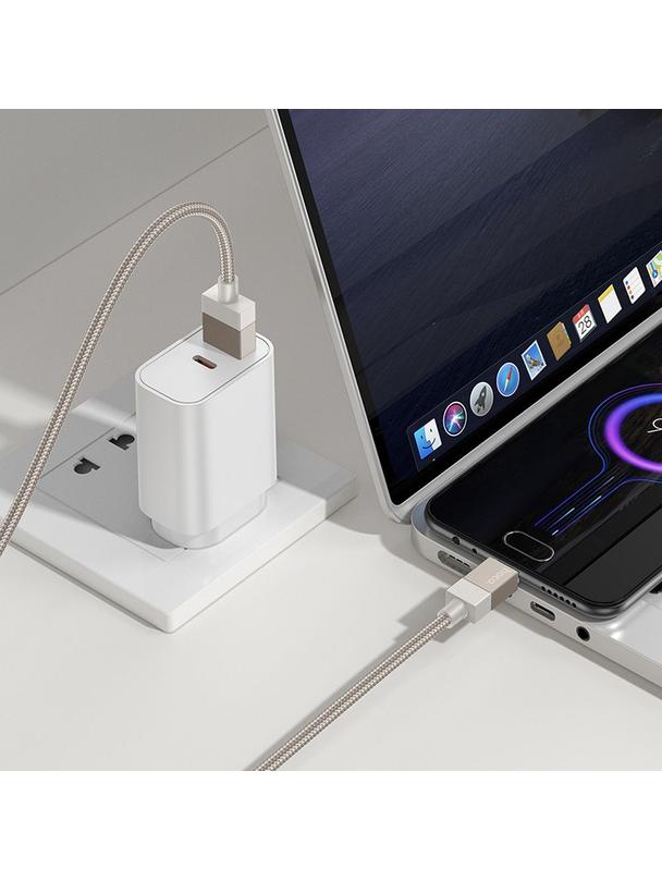 Kabel USB A do Micro USB Hoco 2,4A 1 m X110 złoty