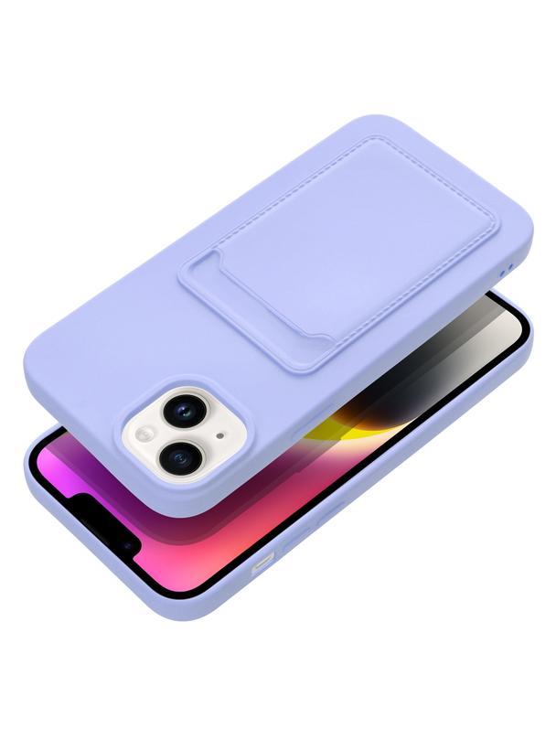Futerał CARD CASE do IPHONE 14 Plus fioletowy