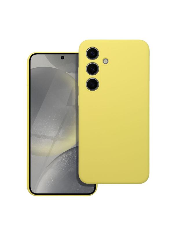 Futerał SILICONE 2mm do SAMSUNG A36 5G żółty