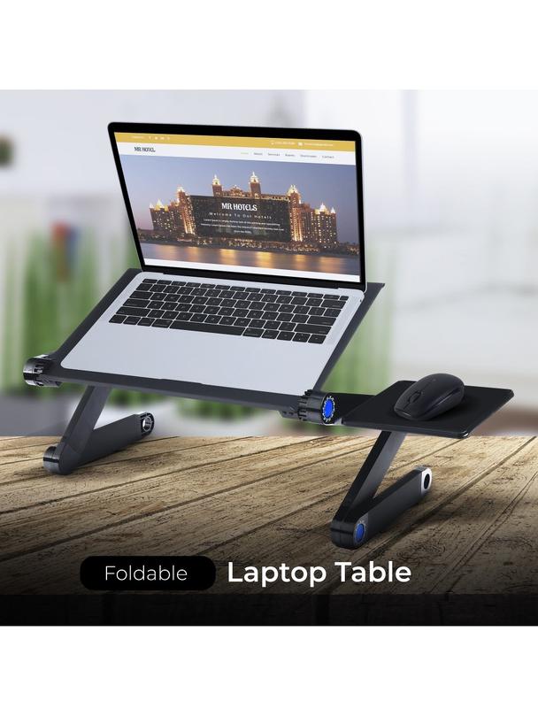 Podstawka pod laptop uniwersalna regulowana + chłodzenie YL-803 czarna
