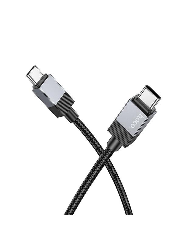 Kabel USB C do USB C Hoco 3A 60W 1 m X110 czarny