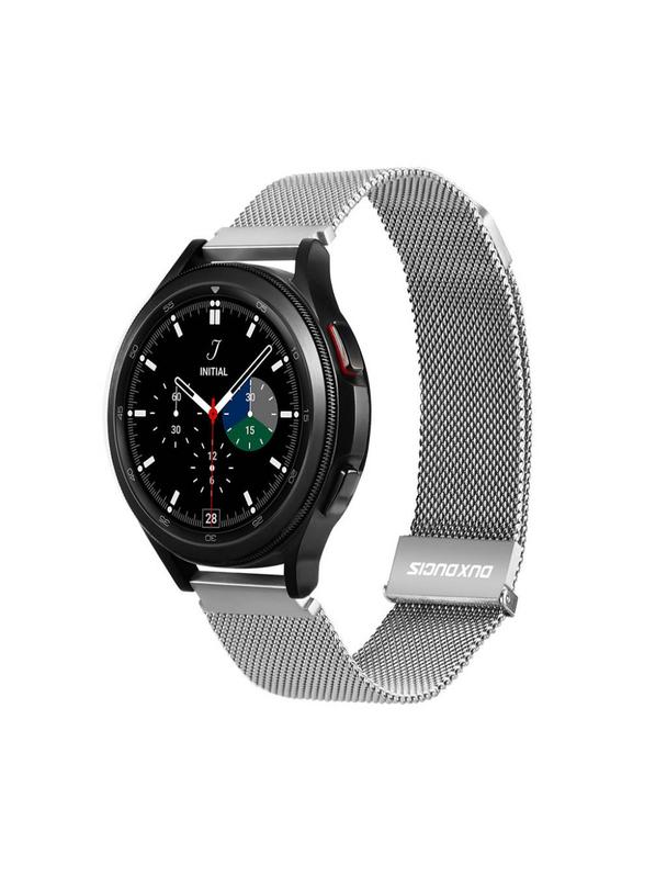 DUX DUCIS pasek MILANESE magnetyczny ze stali nierdzewnej 22 mm srebrny