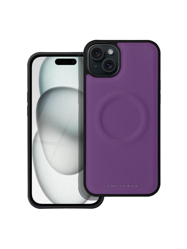 ROAR futerał MAG MORNING do IPHONE 15 Plus Fioletowy