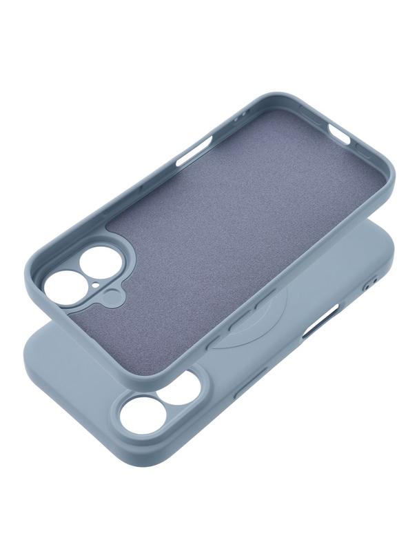 Futerał SILICONE MAG COVER kompatybilny z MagSafe do IPHONE 16 jasny niebieski