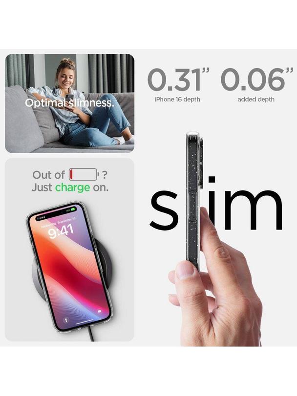 SPIGEN futerał LIQUID CRYSTAL do IPHONE 16 Plus glitter crystal