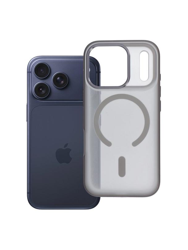 Futerał do iPhone 17 PRO Flexline Mag Cover zgodny z MagSafe szary