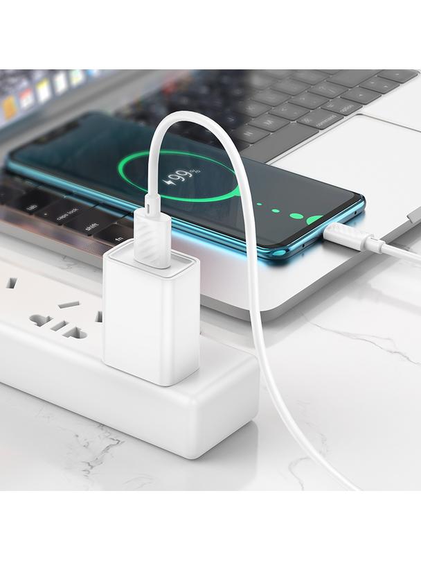 Kabel USB A do USB C Hoco 3A 2 m X88 biały